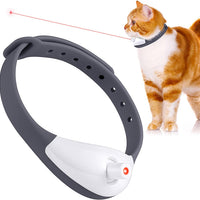 HKM-4956221 Automatic LED Interactive Cat Collar Toy - USB Rechargeable, Hands-Free Fun for Indoor Cats