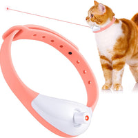 HKM-4956221 Automatic LED Interactive Cat Collar Toy - USB Rechargeable, Hands-Free Fun for Indoor Cats