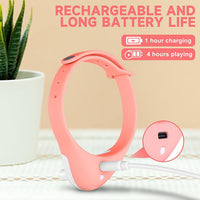 HKM-4956221 Automatic LED Interactive Cat Collar Toy - USB Rechargeable, Hands-Free Fun for Indoor Cats