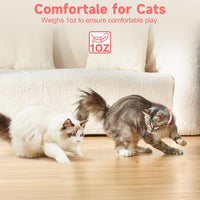 HKM-4956221 Automatic LED Interactive Cat Collar Toy - USB Rechargeable, Hands-Free Fun for Indoor Cats