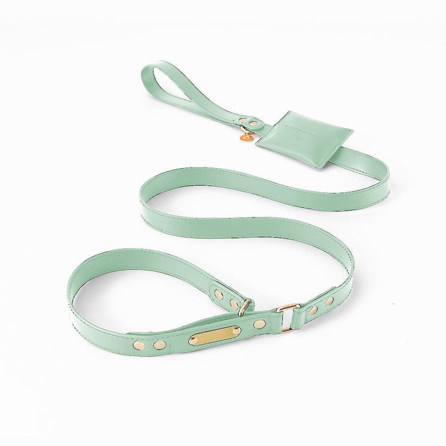 HKM-495635 One-Piece PU Leather Explosion-Proof Dog Leash - Stylish & Durable Design