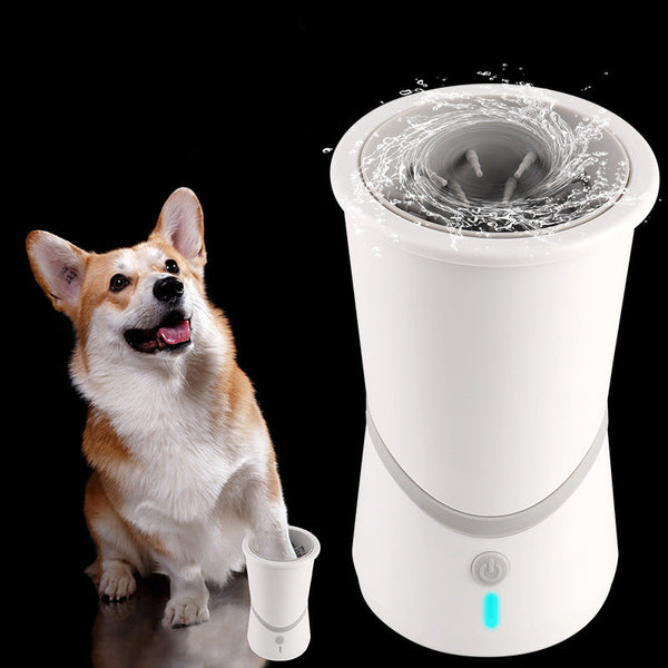 HKM-4956605 Electric Pet Foot Washer - ABS Material, Compact Design, Easy to Use, 11.5 cm Diameter, 17.5 cm Height