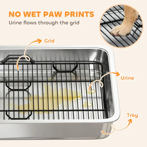 HKM-4956733 Indoor Dog Potty Tray for Convenient Pet Waste Management