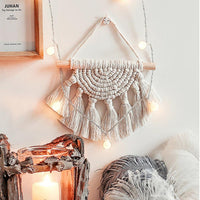 HKM-495763 Hand-Woven Nordic Cotton Tapestry Wall Decoration for Home and Weddings