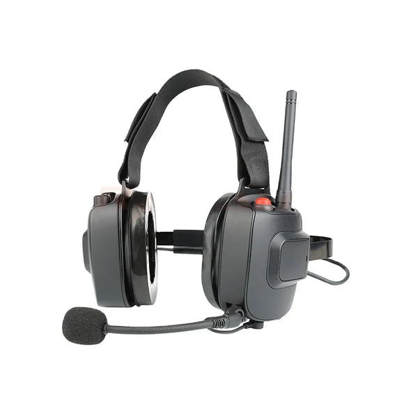HKM-495763 Noise-Cancelling Industrial Headphones with Built-in Two-way Radio Function