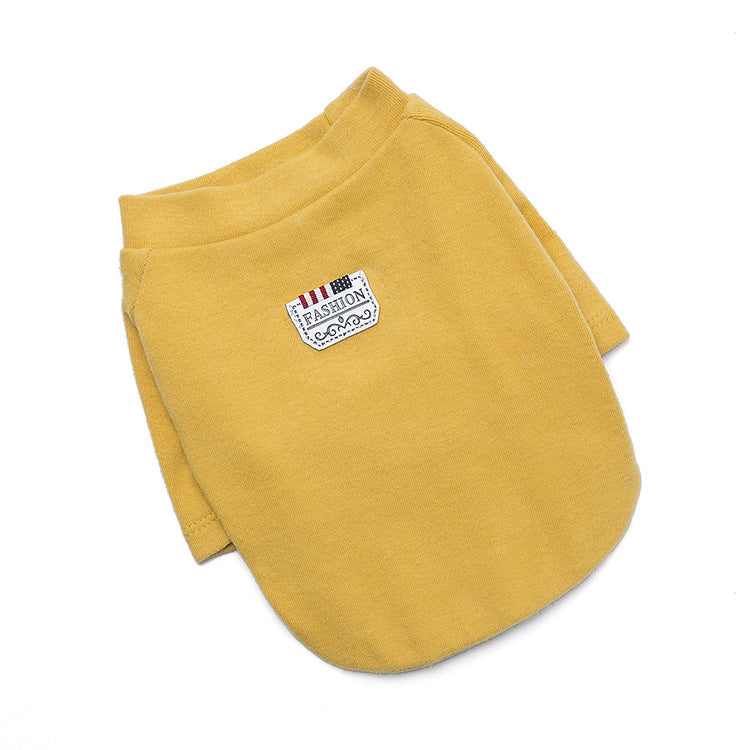 HKM-4959293 Casual Three-Color Vest T-Shirt for Dogs
