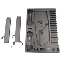 HKM-495955 PS5 Multifunctional Charging and Cooling Fan Holder with Storage Bracket