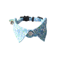 HKM-4960701 Fruit Blossom Series Cat Collar in Various Colors and Patterns, Peach Skin Fabric, 1x28cm
