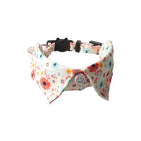 HKM-4960701 Fruit Blossom Series Cat Collar in Various Colors and Patterns, Peach Skin Fabric, 1x28cm