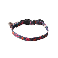 HKM-4960701 Fruit Blossom Series Cat Collar in Various Colors and Patterns, Peach Skin Fabric, 1x28cm