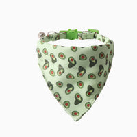 HKM-4960701 Fruit Blossom Series Cat Collar in Various Colors and Patterns, Peach Skin Fabric, 1x28cm