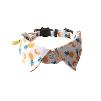 HKM-4960701 Fruit Blossom Series Cat Collar in Various Colors and Patterns, Peach Skin Fabric, 1x28cm