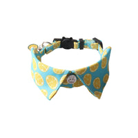 HKM-4960701 Fruit Blossom Series Cat Collar in Various Colors and Patterns, Peach Skin Fabric, 1x28cm