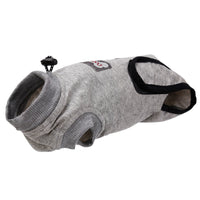 HKM-4962877 Gray Cotton Clothes for Cat Post-Sterilization Recovery - Sizes XXS to M