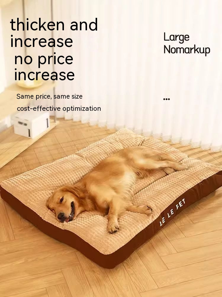 HKM-4964541 Universal Flannel Mattress for Dogs and Cats - Multi-Size Options Available