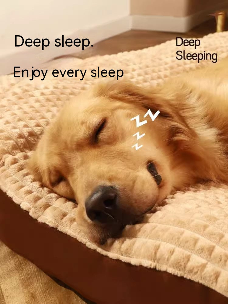 HKM-4964541 Universal Flannel Mattress for Dogs and Cats - Multi-Size Options Available