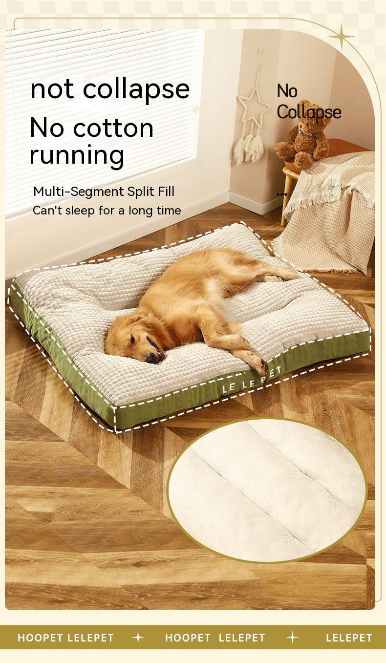 HKM-4964541 Universal Flannel Mattress for Dogs and Cats - Multi-Size Options Available