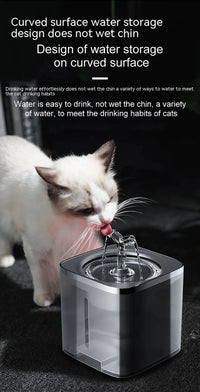 HKM-496531 Automated 2L Cat and Dog Water Dispenser with Quiet Operation and Sensor Function