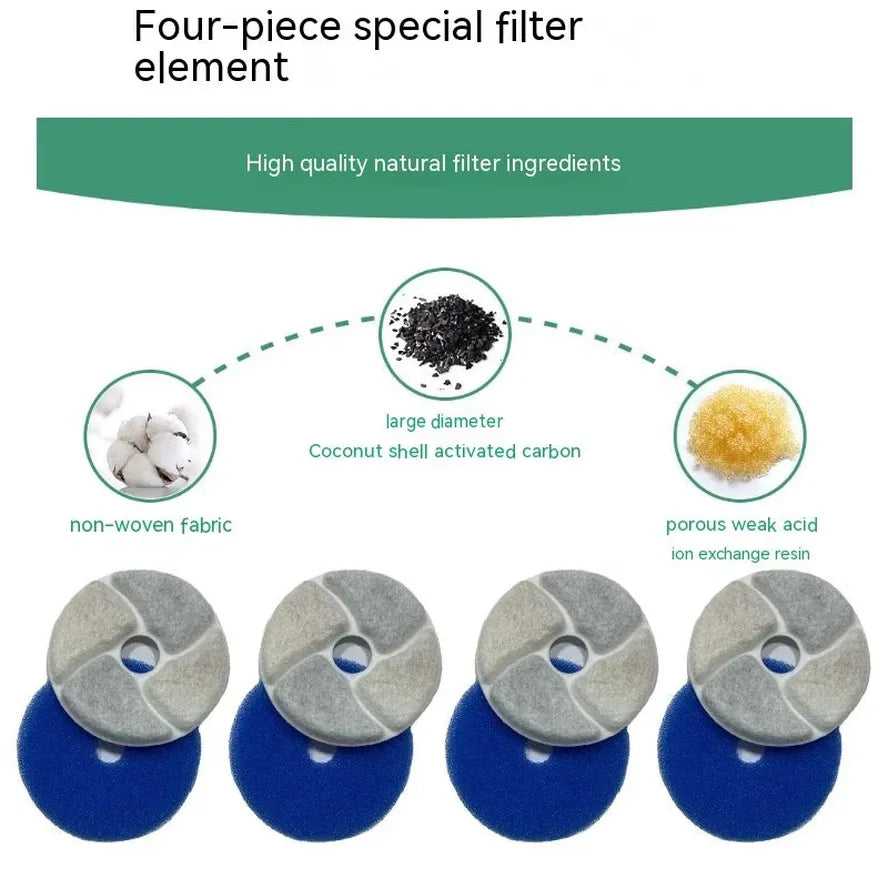 HKM-496531 Automated 2L Cat and Dog Water Dispenser with Quiet Operation and Sensor Function