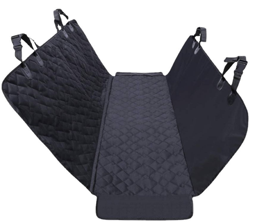 HKM-4966333 Waterproof Dog Kennel Cushion for Rear Car Seat - 54x58 inches, Cloth Material, Available in Black, Orange, Blue
