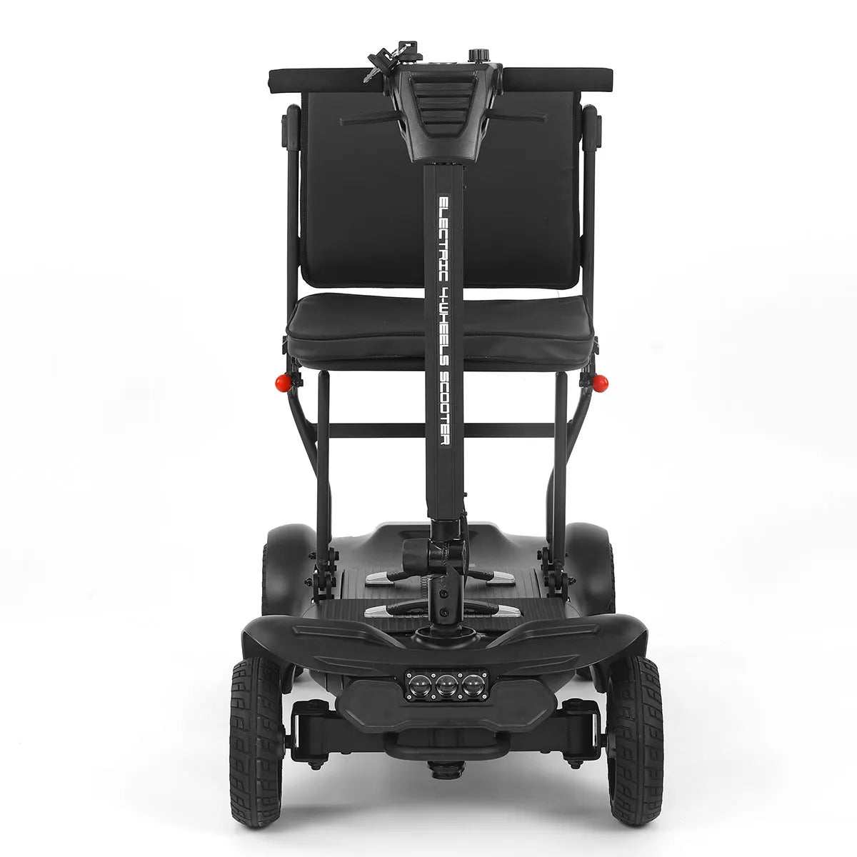HKM-496787 Lightweight Folding 4-Wheel Mobility Scooter for Outdoor Travel, 20KM Range, 8KM/H Max Speed
