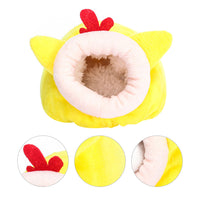 HKM-4968509 Cozy Arctic Velvet Nest Pad for Small Pets Like Hamsters, Chinchillas, and Rabbits