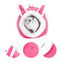 HKM-4968509 Cozy Arctic Velvet Nest Pad for Small Pets Like Hamsters, Chinchillas, and Rabbits