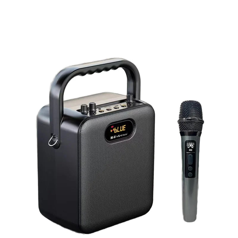 HKM-496915 Portable Bluetooth Outdoor Speaker with RGB Lighting and Remote Control - Model S18
