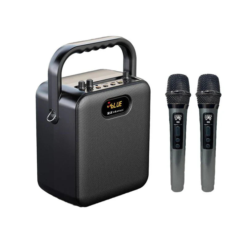 HKM-496915 Portable Bluetooth Outdoor Speaker with RGB Lighting and Remote Control - Model S18