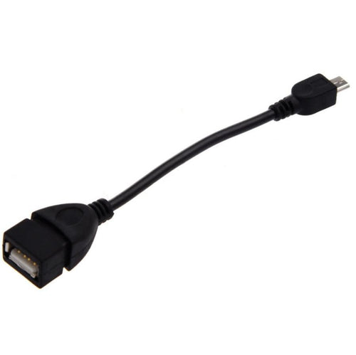 HKM-496979 Micro USB B Male to USB A 2.0 Female OTG Adapter Cable for Data Transfer