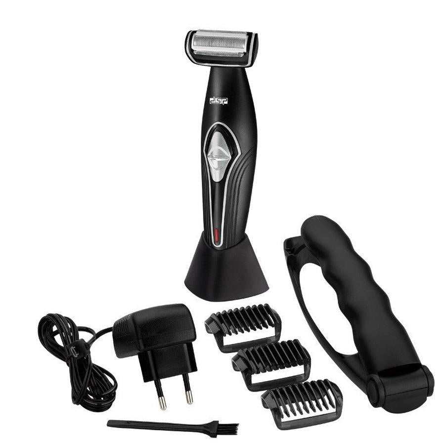 HKM-496979 Washable Electric Razor with Changeable Head, Battery Operated, IPX5 Waterproof Rating, 60-Minute Runtime