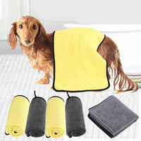 HKM-4969917 Super Absorbent Nano Fiber Pet Bath Towel - Multi-Sized for Dogs and Cats