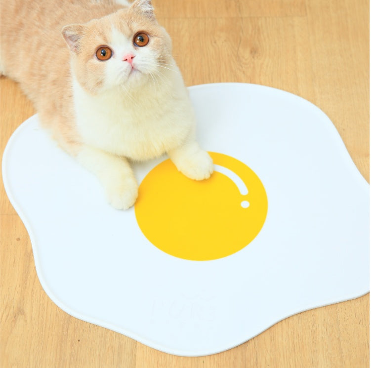 HKM-4970429 Spill-proof Silicone Placemat for Pets 440mm x 360mm with Anti-overflow Design