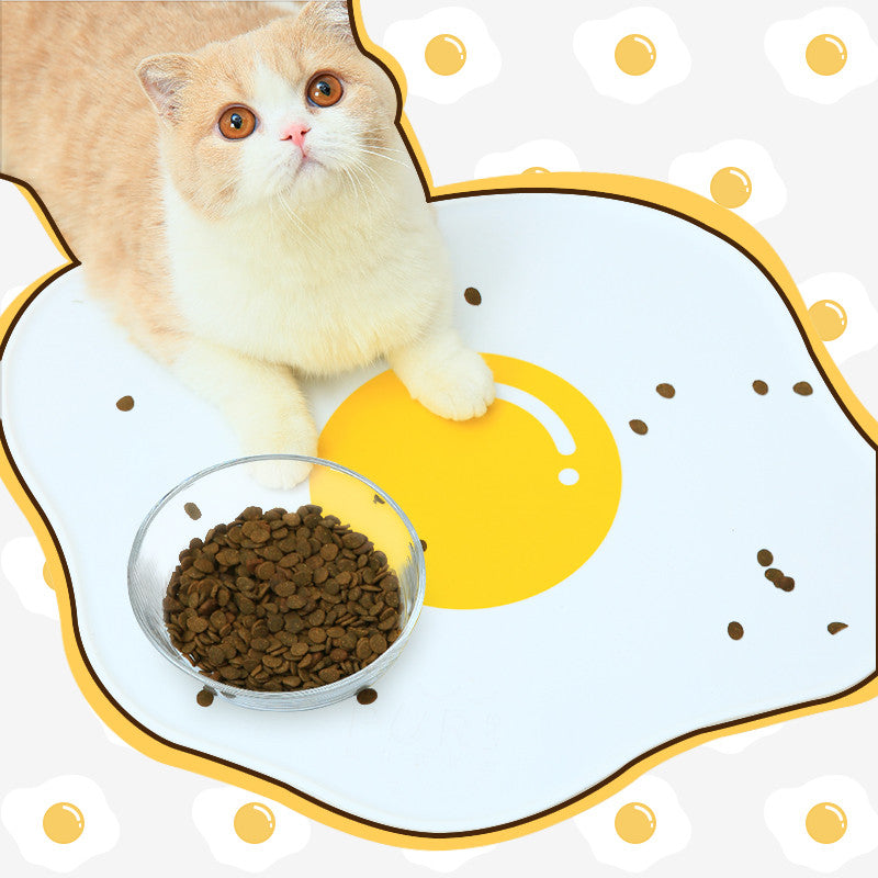 HKM-4970429 Spill-proof Silicone Placemat for Pets 440mm x 360mm with Anti-overflow Design