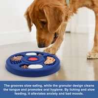 HKM-4971069 Licking Plate Dog Toy for Pet Training and Stress Relief