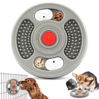 HKM-4971069 Licking Plate Dog Toy for Pet Training and Stress Relief