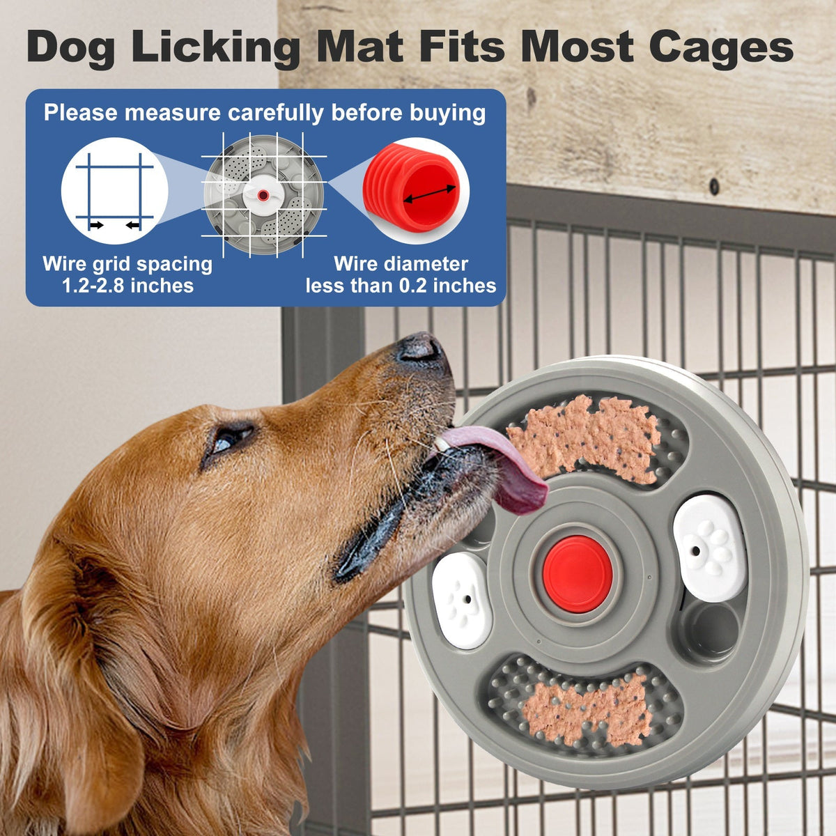 HKM-4971069 Licking Plate Dog Toy for Pet Training and Stress Relief