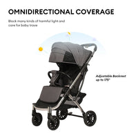 HKM-497107 Baby and Toddler Stroller - Lightweight and Versatile Travel Pushchair
