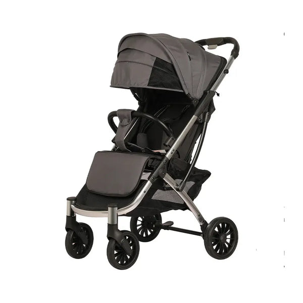 HKM-4497107 Lightweight Travel Pushchair with a Full Lie-Flat Recline and a Standing Fold and a Ventilated Canopy Window