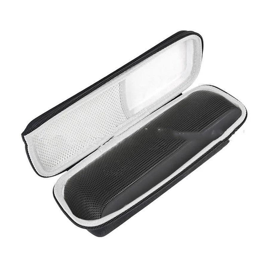 HKM-497235 Durable EVA Protective Case for Bluetooth Speaker with Climbing Carabiner, Portable Storage Solution
