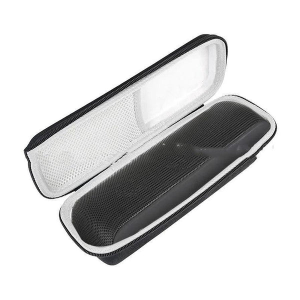 HKM-497235 Durable EVA Protective Case for Bluetooth Speaker with Climbing Carabiner, Portable Storage Solution