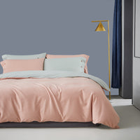 HKM-497235 Warm Duvet Cover Set in Various Colors with Soft Satin Finish for All Seasons