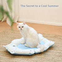 HKM-4974269 Cooling Mat for Pets - Refreshing Ice Pad Pet Bed for Cats - 62x50x8CM