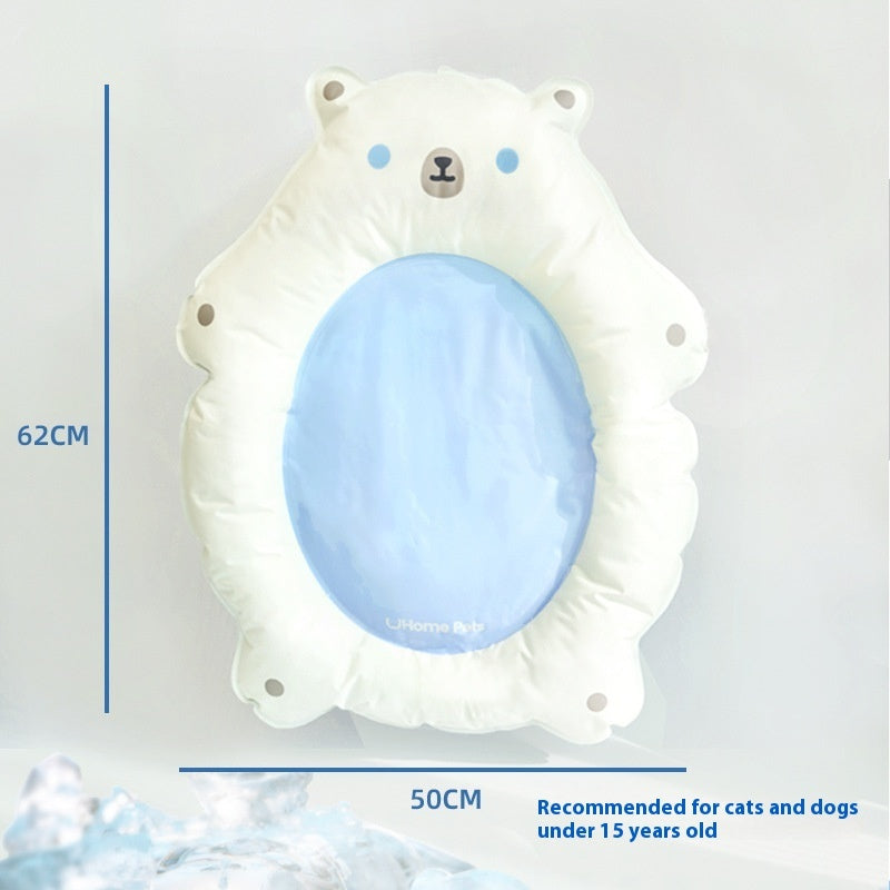 HKM-4974269 Cooling Mat for Pets - Refreshing Ice Pad Pet Bed for Cats - 62x50x8CM