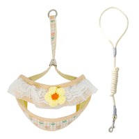 HKM-4975805 Small Dog Vest with Traction Belt and Leash in Multiple Colors