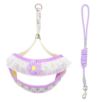 HKM-4975805 Small Dog Vest with Traction Belt and Leash in Multiple Colors