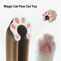 HKM-4976189 Foldable Cat Scratcher Toy for Relaxation and Play - Compact Design
