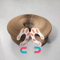 HKM-4976189 Foldable Cat Scratcher Toy for Relaxation and Play - Compact Design