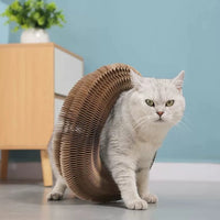 HKM-4976189 Foldable Cat Scratcher Toy for Relaxation and Play - Compact Design