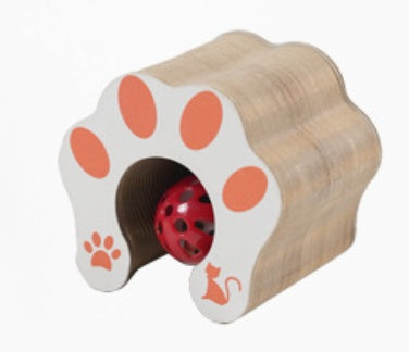 HKM-4976189 Foldable Cat Scratcher Toy for Relaxation and Play - Compact Design